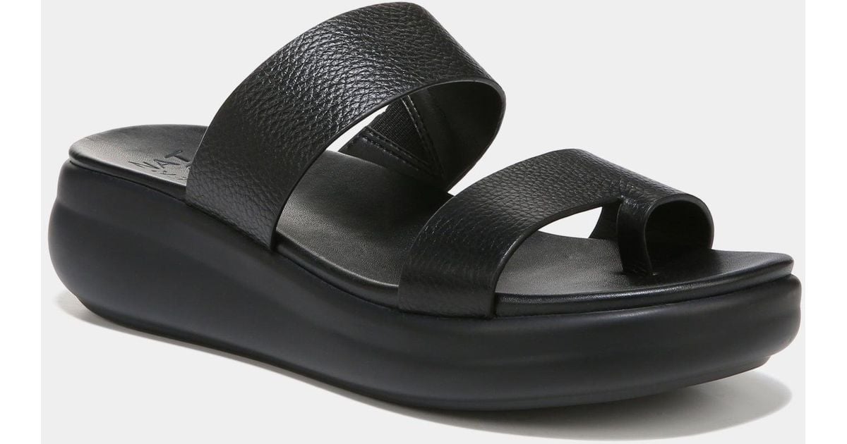Naturalizer Genn-drift2 Slide Sandal in Black | Lyst
