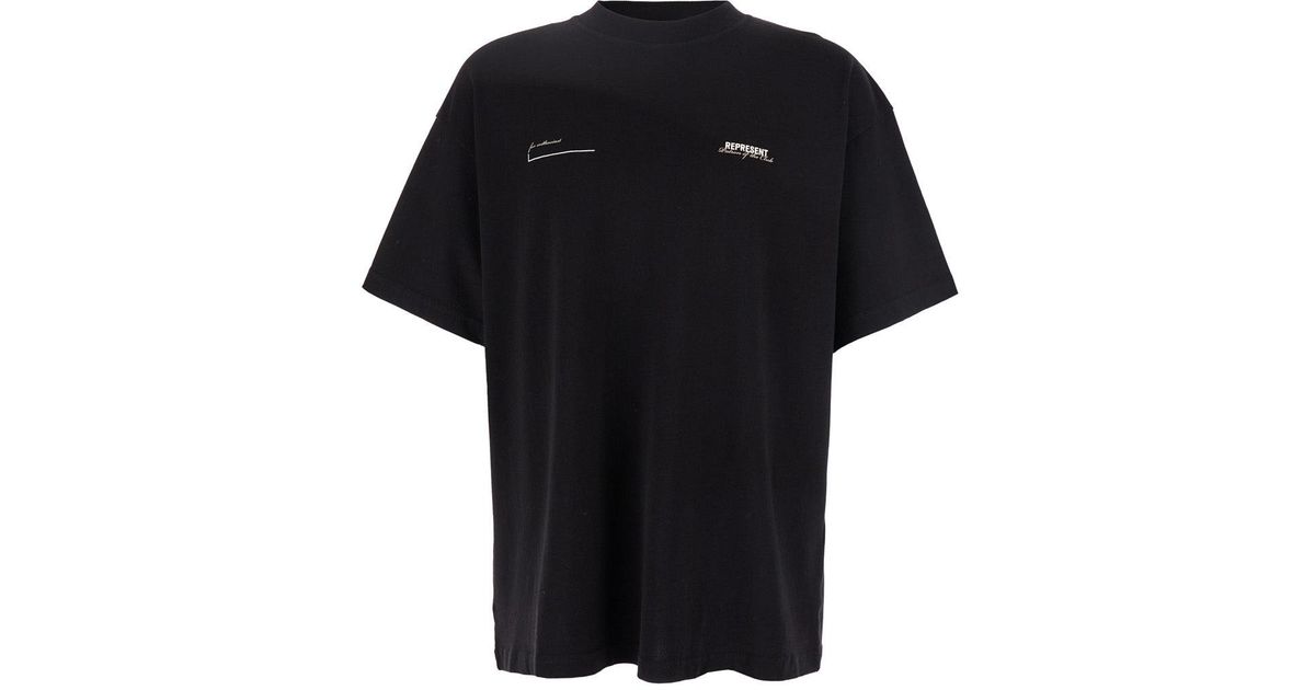 Represent T-Shirt Patron Of The Club Cotton in Black for Men | Lyst