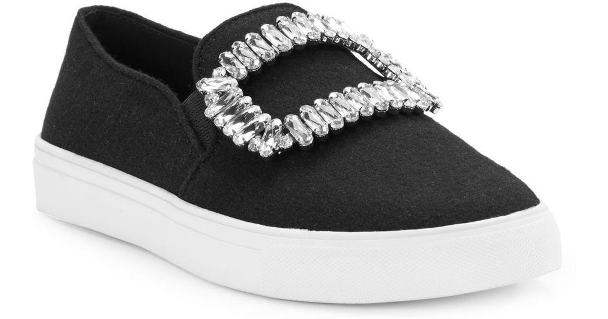 embellished slip on sneakers