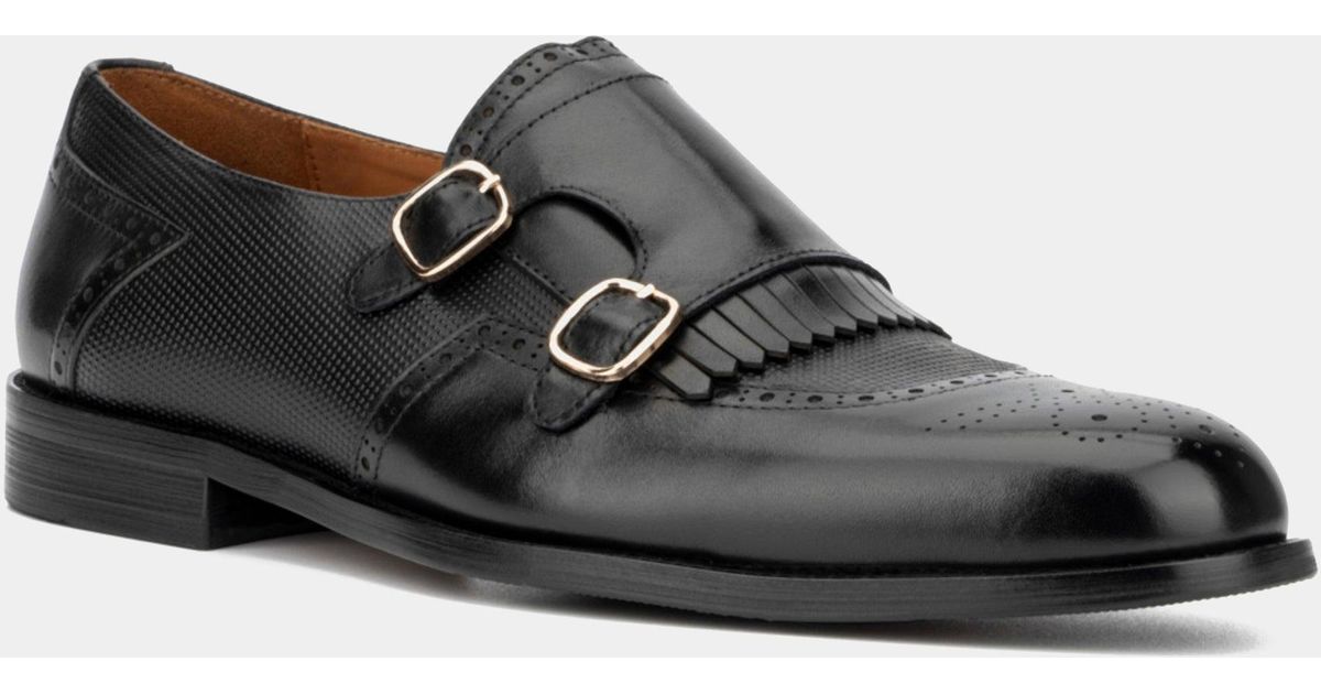 Vintage Foundry Co. Bolton Monk Strap Shoe in Black for Men Lyst