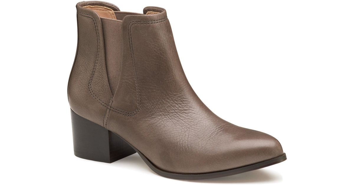 Johnston & Murphy Trista Boot in Brown Lyst