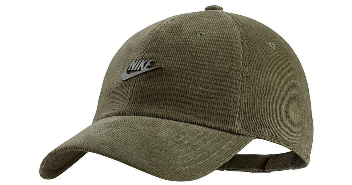 nike heritage corduroy cap