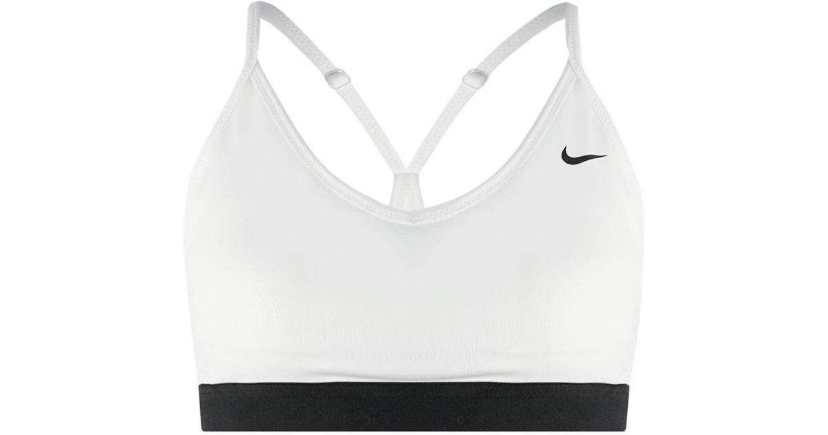 Nike Dd1675 100 White Sports Bra | Lyst UK