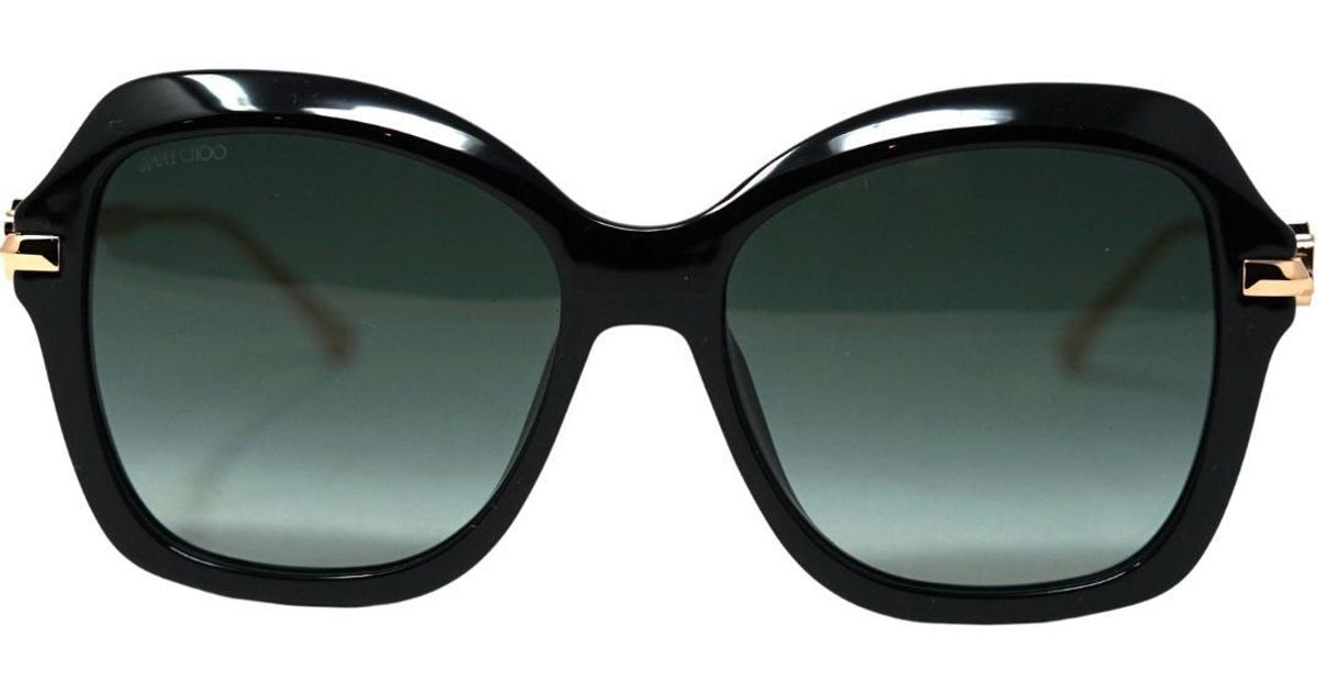 Jimmy Choo Tessy/s 0807 9o Gold Sunglasses in Black Lyst