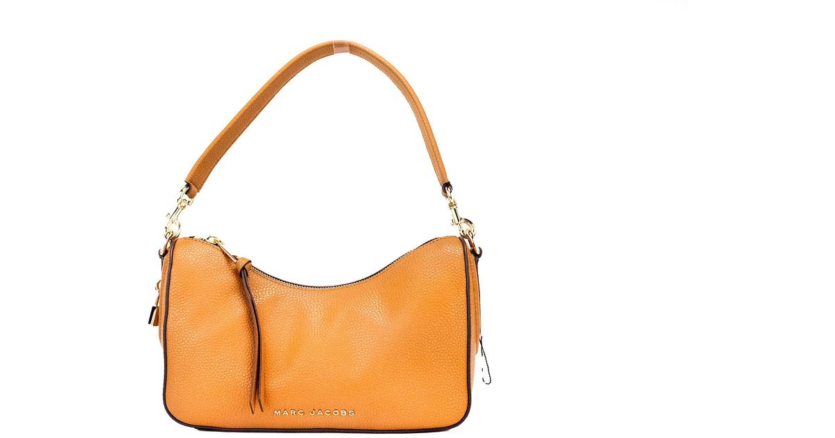 Marc Jacobs Drifter Small Smoked Almond Leather Hobo Shoulder Crossbody