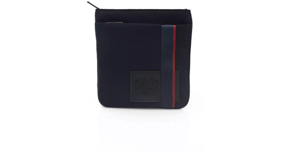 Cerruti 1881 Elegant Blue Crossbody Bag With Chic Compartments for Men ...
