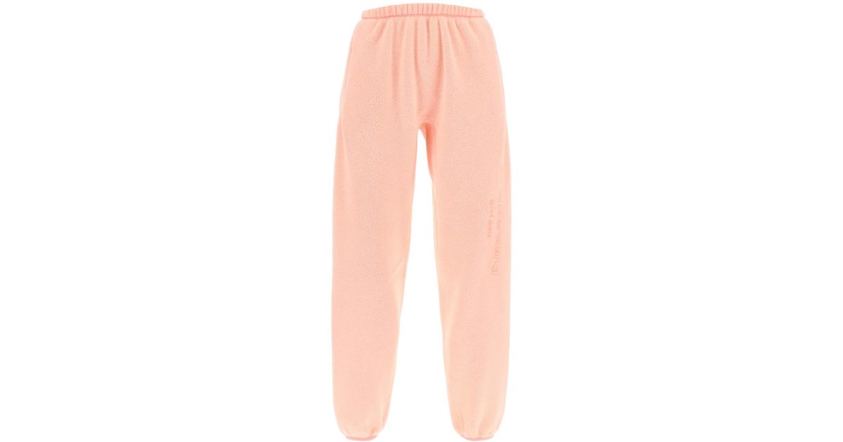 Alexander Wang Joggers In Pile in Pink | Lyst