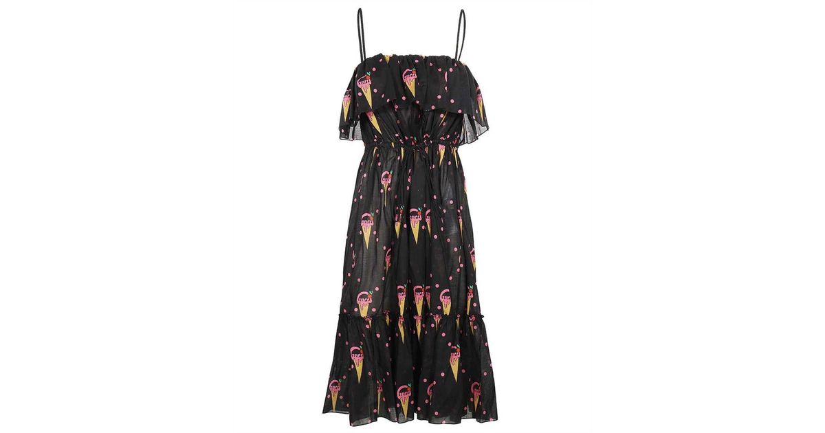 Gucci Ice Cream Print Dress in Black Lyst