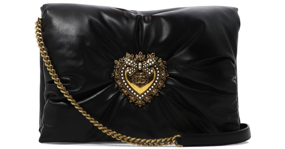 Dolce & Gabbana Devotion Crossbody Bag in Black Lyst