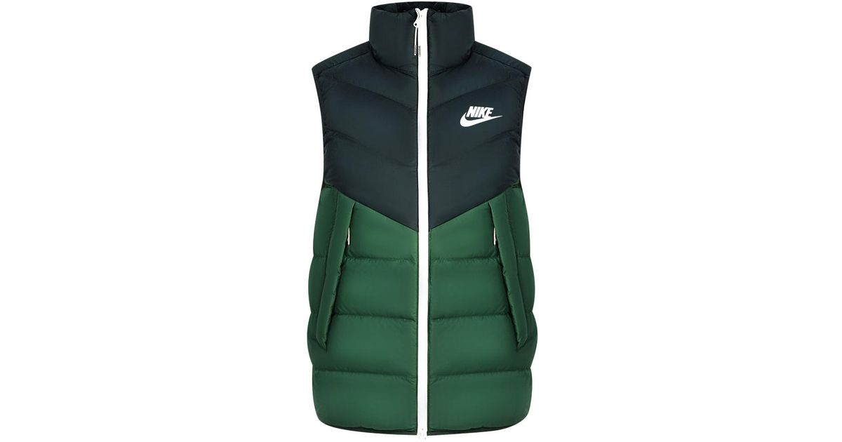 Nike C8974 045 Green Vest Jacket for Men | Lyst