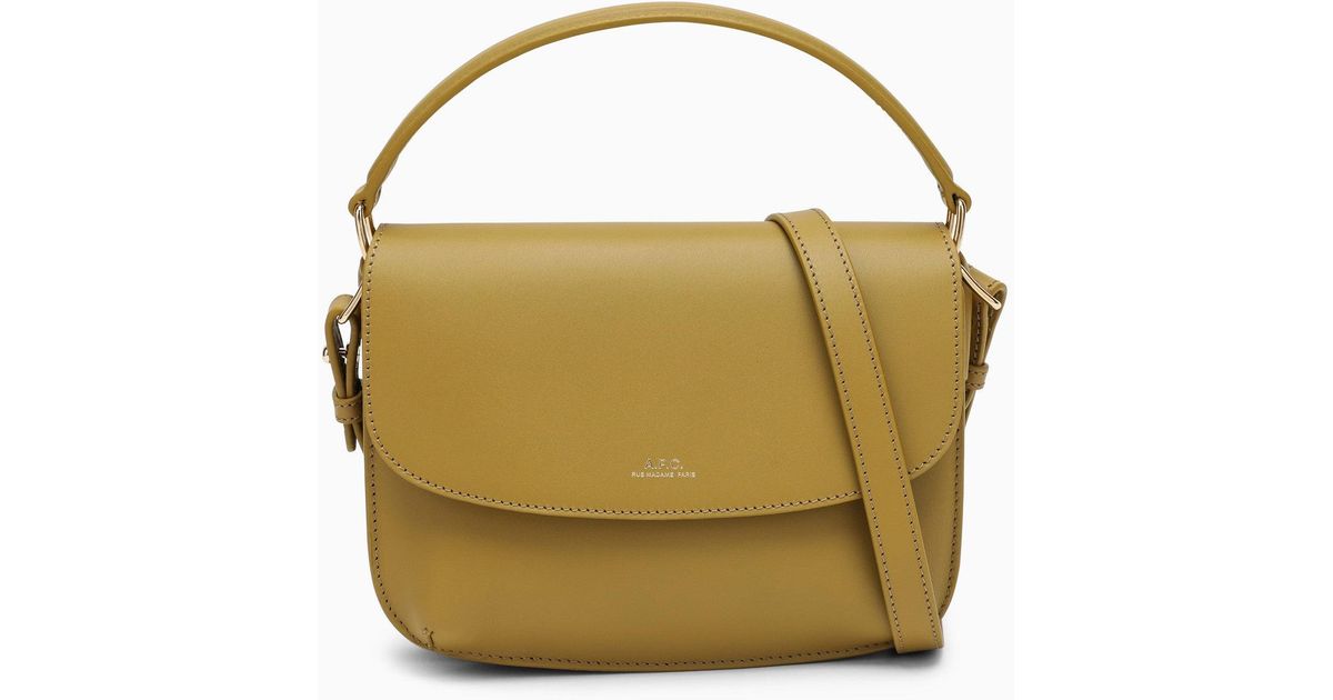 A.P.C. Sarah Olive Leather Shoulder Bag | Lyst