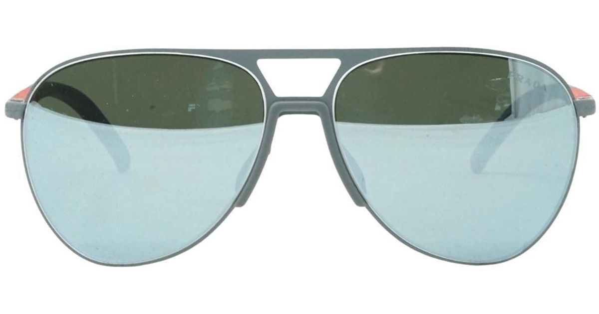 Prada Sport Sport Grey Sunglasses in Green for Men | Lyst