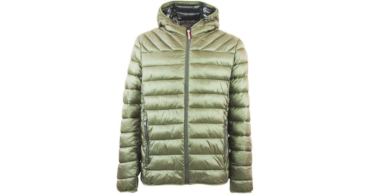 Napapijri Aerons Hood Green for Men | Lyst