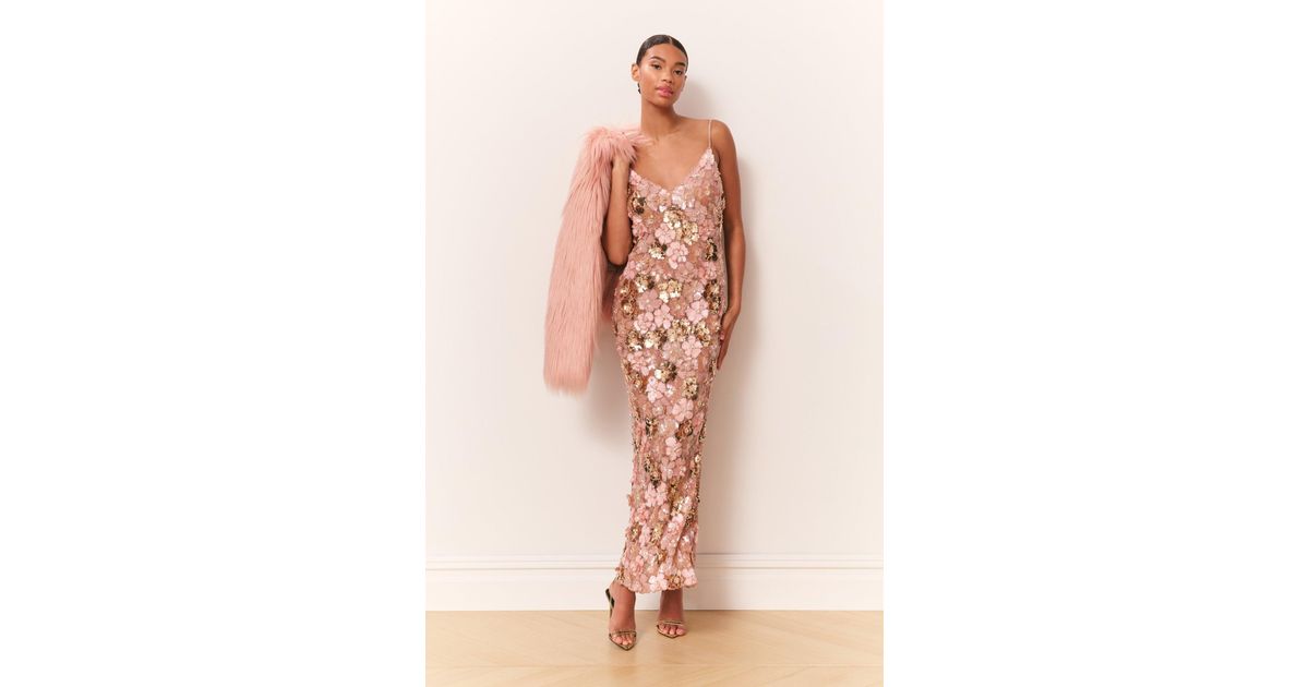long flowery maxi dress Luna Maxi Dress