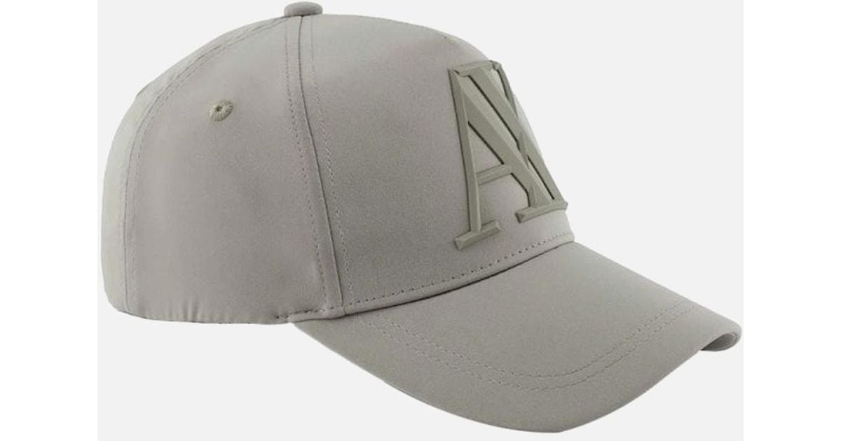 ARMANI EXCHANGE Baseball Cap Neutral in Grey for Men Lyst UK