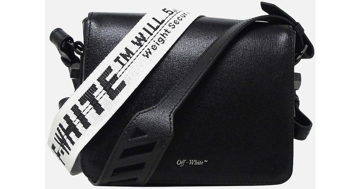 Off-White c/o Virgil Abloh Dsm Drop Flap Bag in Black | Lyst UK