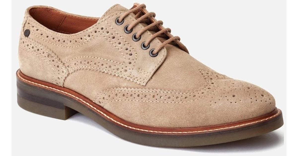 Base London Hatfield Brogues in Natural for Men Lyst UK