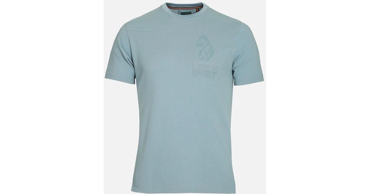 Luke Sport Walker Cotton T-Shirt in Blue for Men Lyst UK