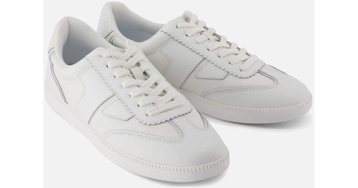 TOMS Collins Leather Trainers in Grey Lyst UK