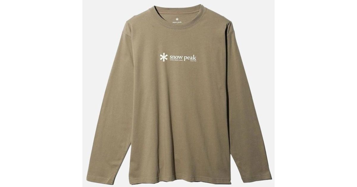 Snow Peak Soft Cotton Logo Short Sleeve T main image 1