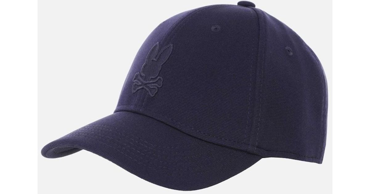 Psycho Bunny Broward Baseball Cap In Black