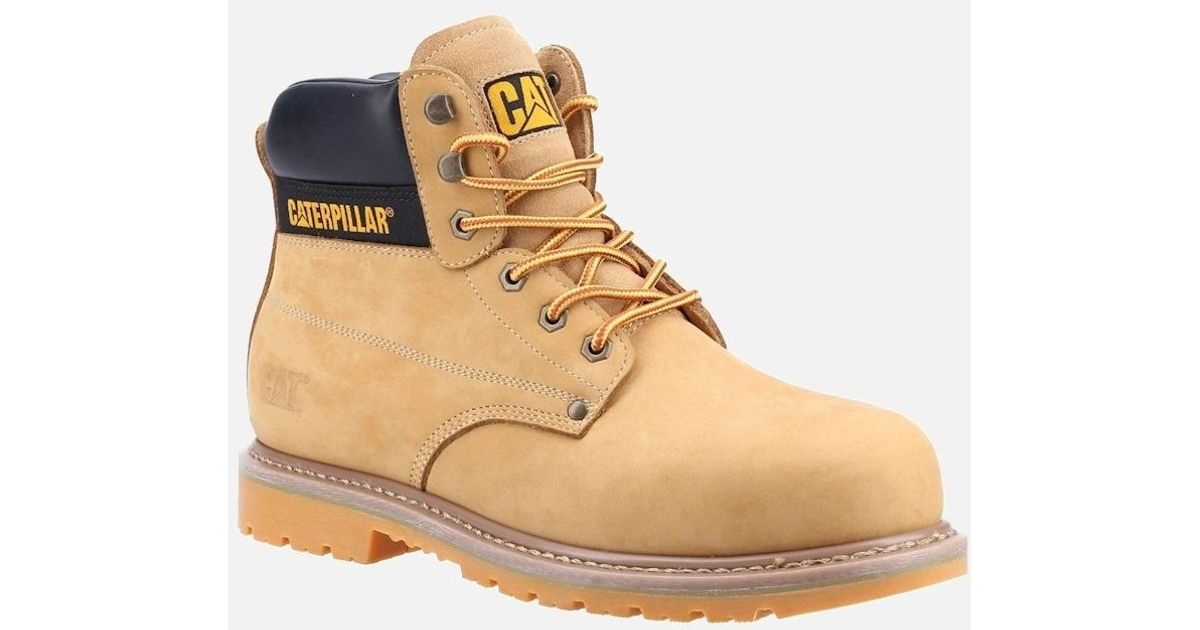 CAT - Powerplant P724629 Hoge Veiligheidsschoenen - Hoge werkschoenen S3 HRO - Zwart - Maat 47