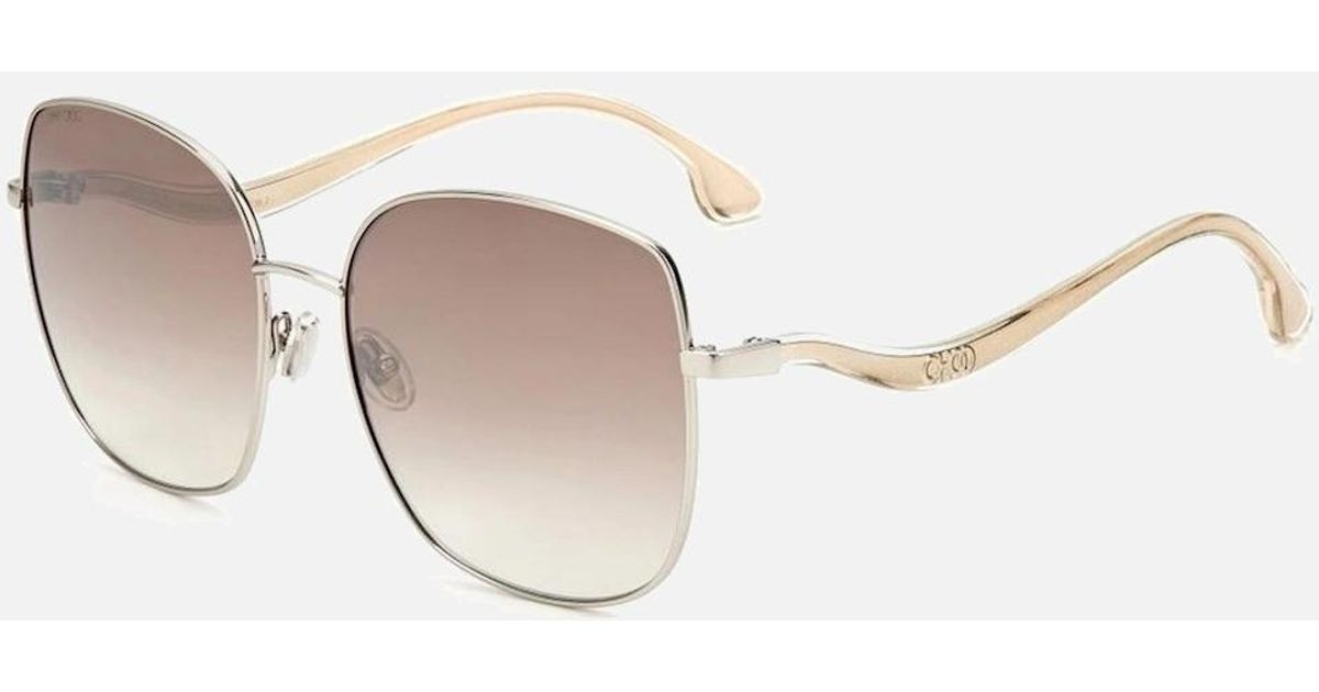 Jimmy Choo Gold Metal Sunglasses main image 1