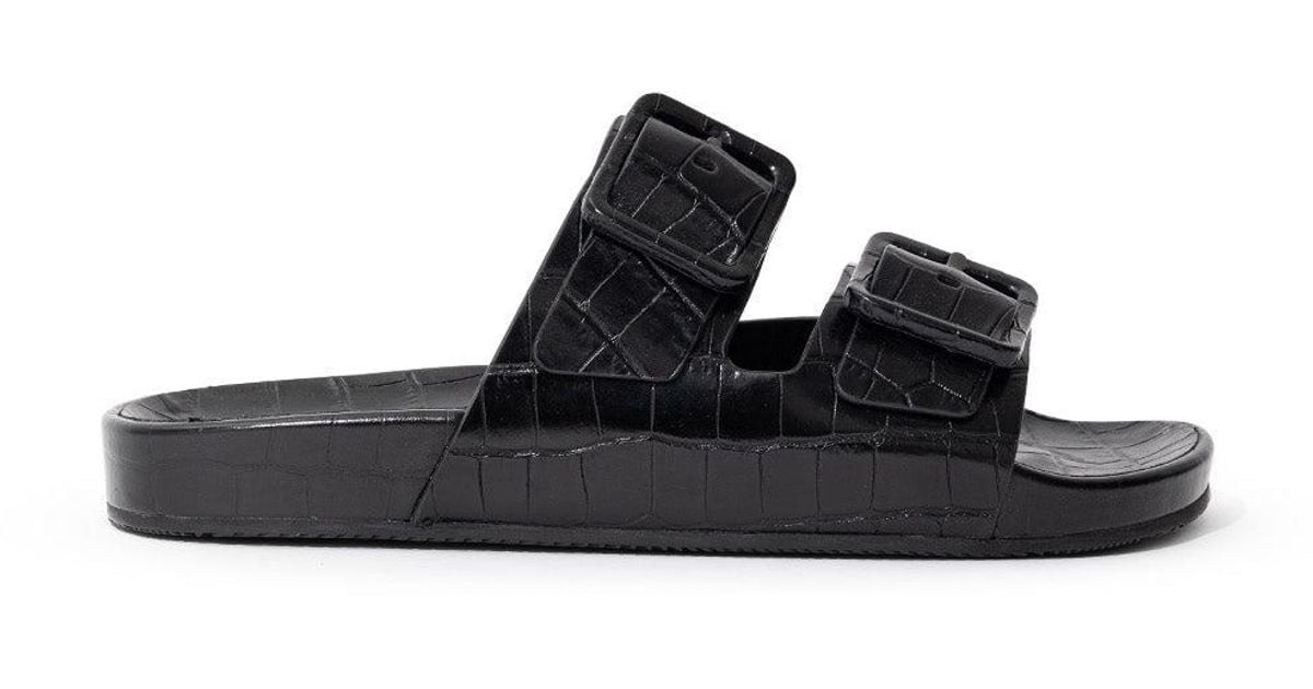 Leather Slides Balenciaga Crocodile Slides Balenciaga Crocodile