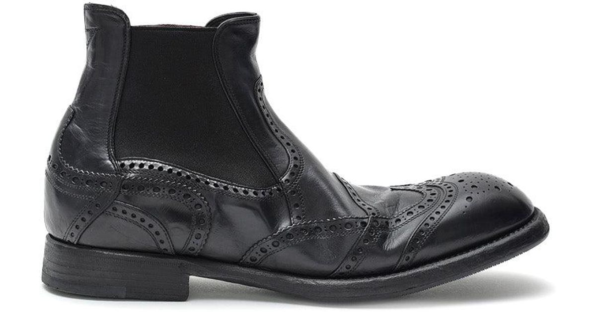 Stivaletto Pour Homme Dolce&Gabbana - Taille 43, Noir En Cuir, Occasion