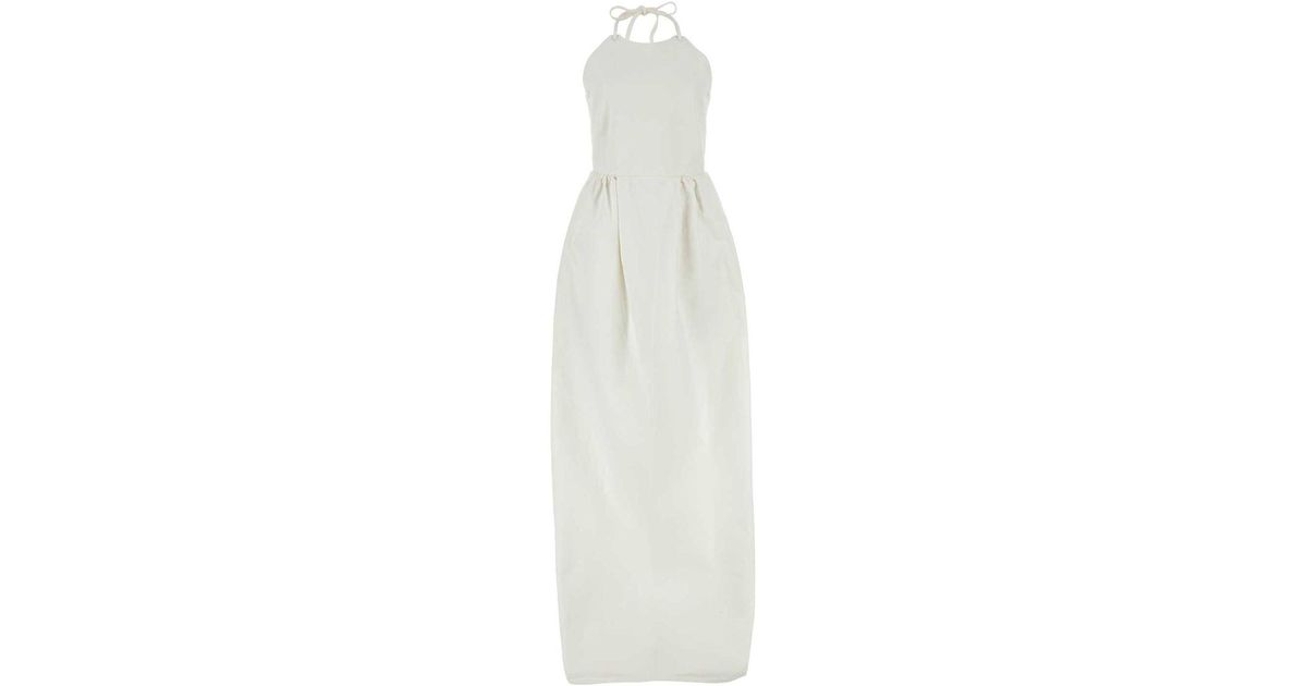ワンピース Max Mara White Denim Europa Dress Max Mara Denim Europa Dress in White | Lyst