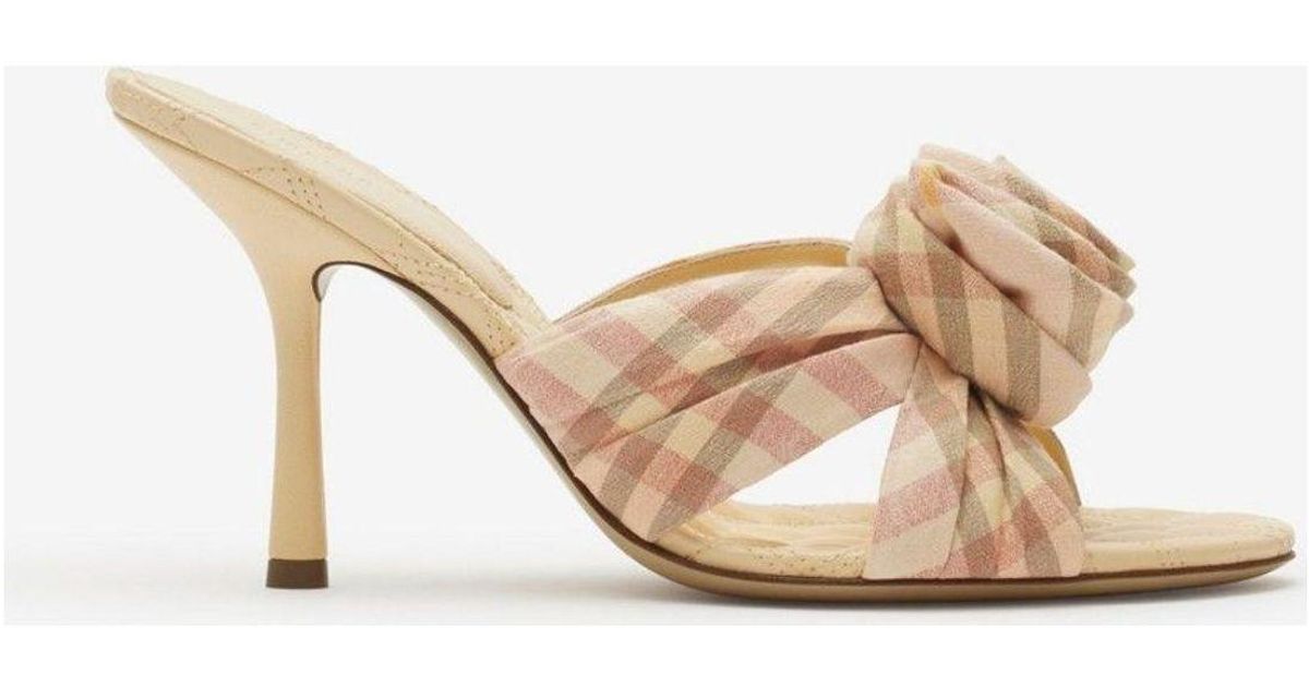 【BURBERRY】LF BIRDIE SLINGBACK 55◆8101604162393 SANDIPCHCK Burberry LF BIRDIE SLINGBACK 55 (8101604162393