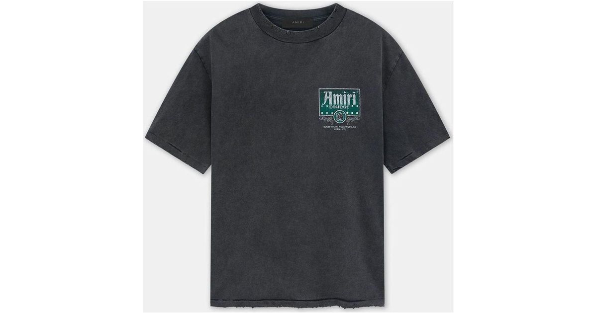 Amiri Vintage Crystal Lounge T-Shirt T-Shirt in Blue for Men
