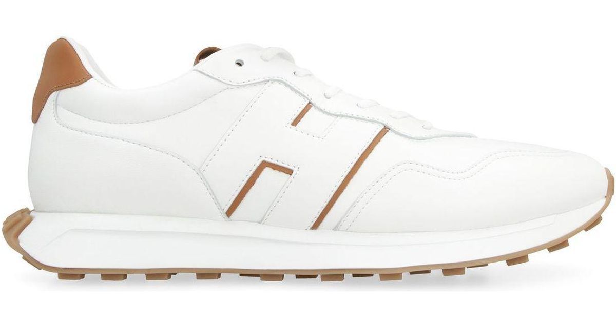 Hogan H601 Allacciato H Patch Sneaker in White for Men | Lyst UK