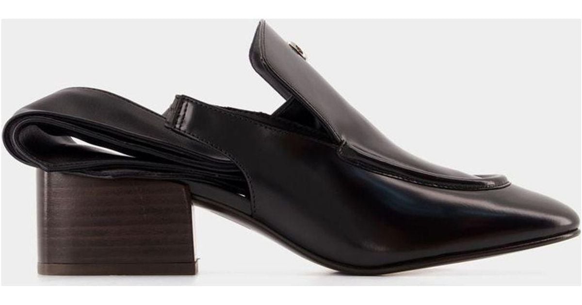 Coperni Sling Back Loafers in White | Lyst
