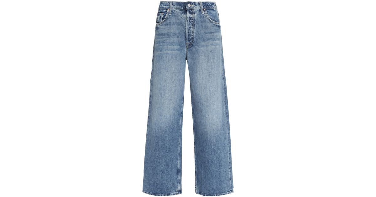 Mother High Waisted Spinner Skimp Jeans in Blue | Lyst