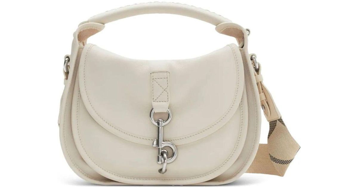 Burberry Ll Sm Clip Messenger Lgl in Natural | Lyst
