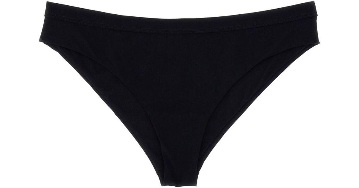 Jil Sander Bikini Briefs in Black | Lyst