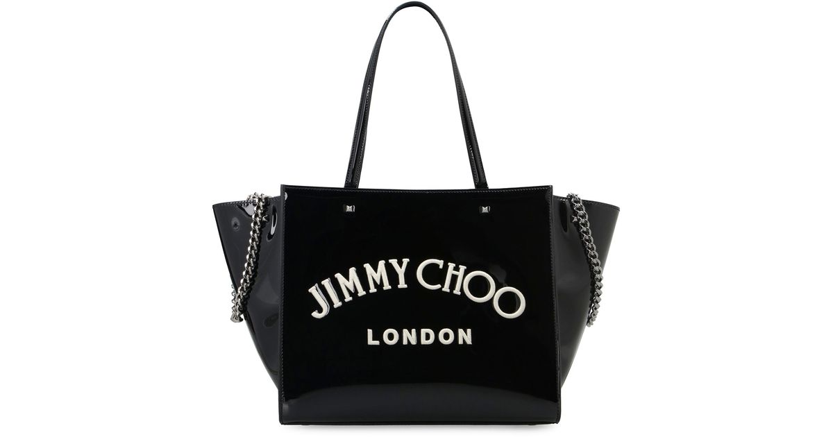 Jimmy Choo Varenne Tote Bag in Black | Lyst