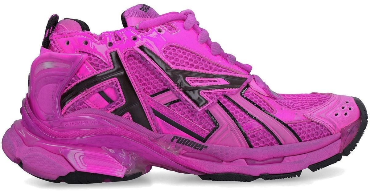 balenciaga runners womens purple
