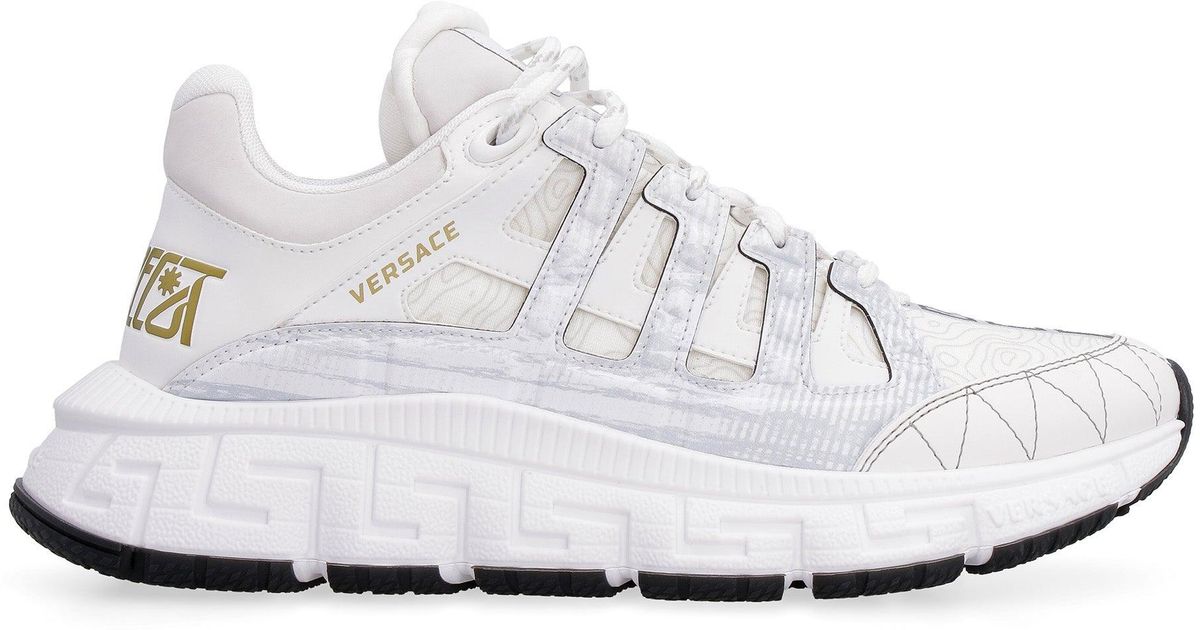Versace Trigreca Sneakers in White | Lyst