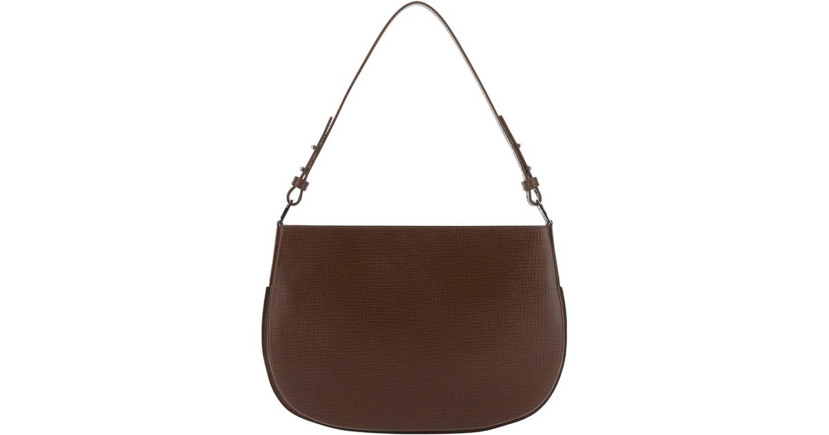 【送料&関税込】BY FAR Brown Leather Issa Shoulder Bag BY FAR Leather Issa Shoulder Bag in Brown | Lyst