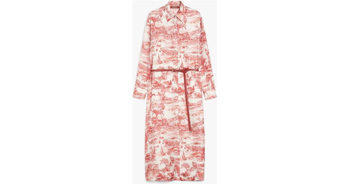 Max Mara Svelto Dress in Red | Lyst