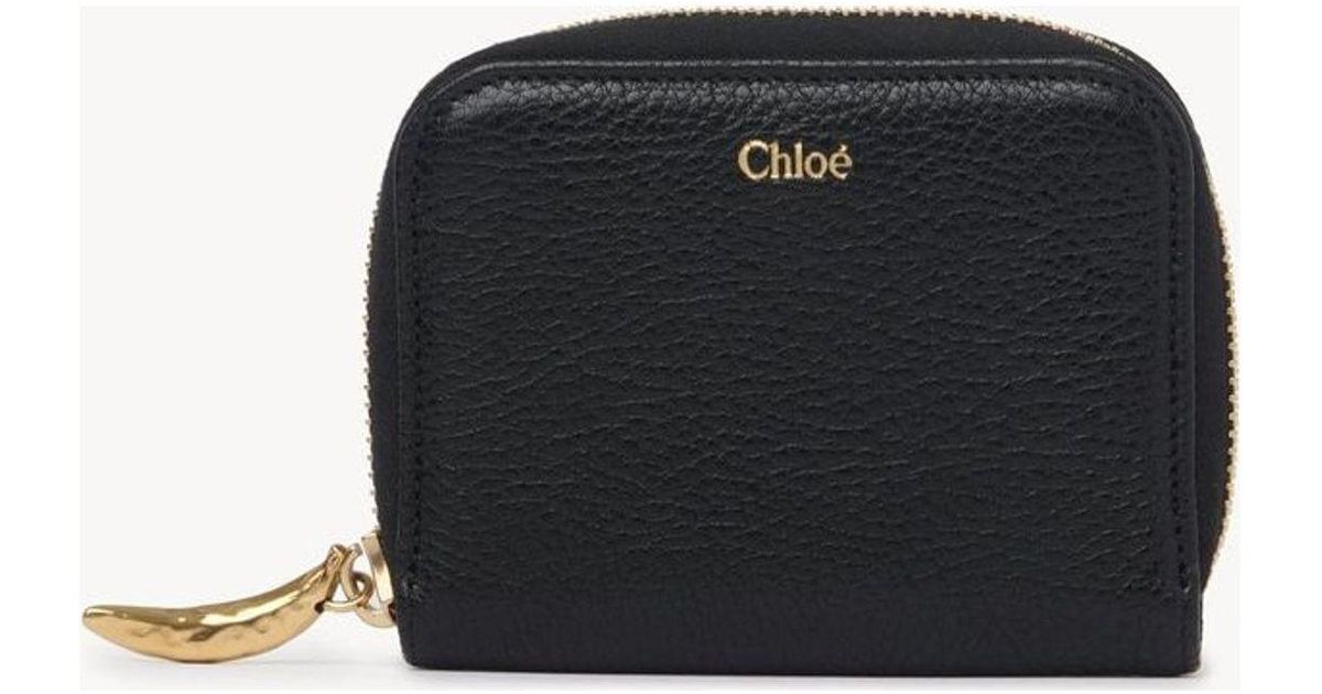 【Chloe】BANANA COIN CARD◆CHC25SP491N72 Chloé Chloe Banana Coin Card in Black | Lyst