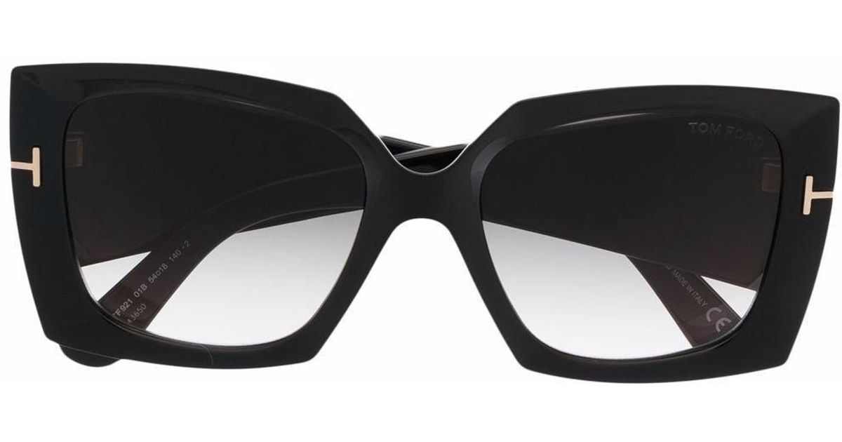 Tom Ford Ft0921s Jacquetta Sunglasses in Black | Lyst