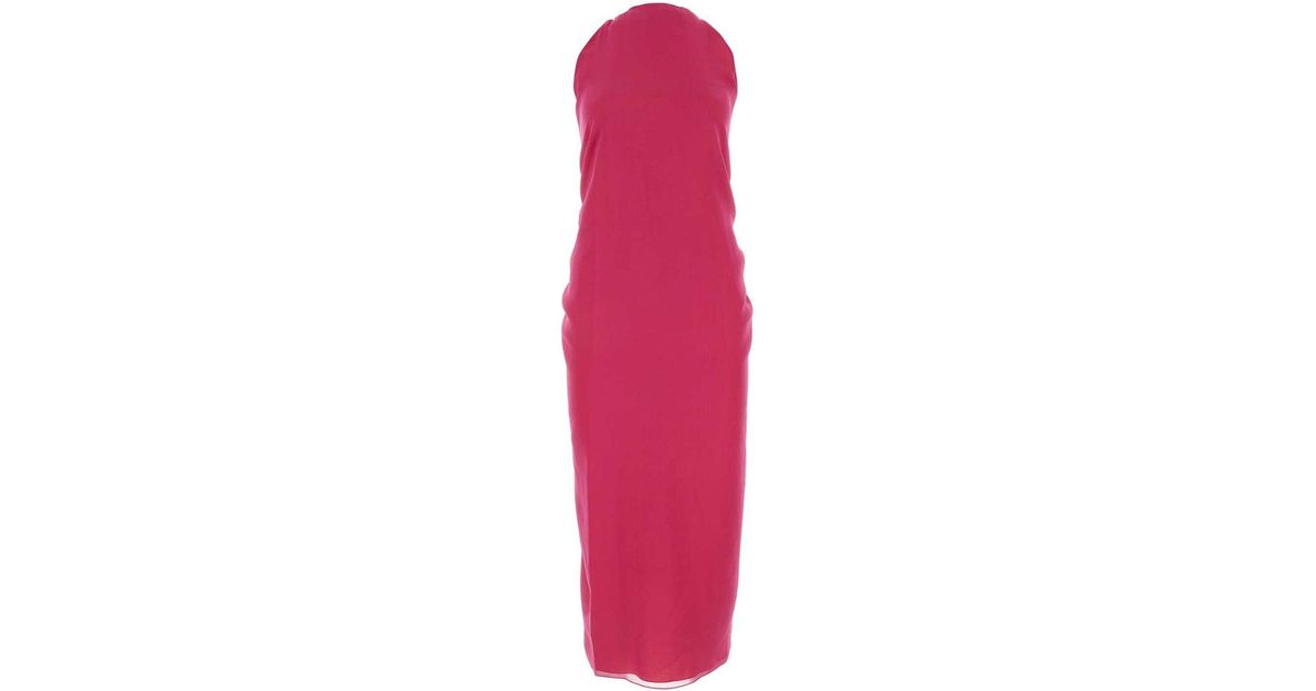 ワンピース Fendi Fuchsia Silk Dress Fendi Fuchsia Silk Dress | italist