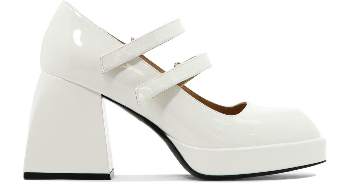 nodaleto bulla babies 85 black leather pumps