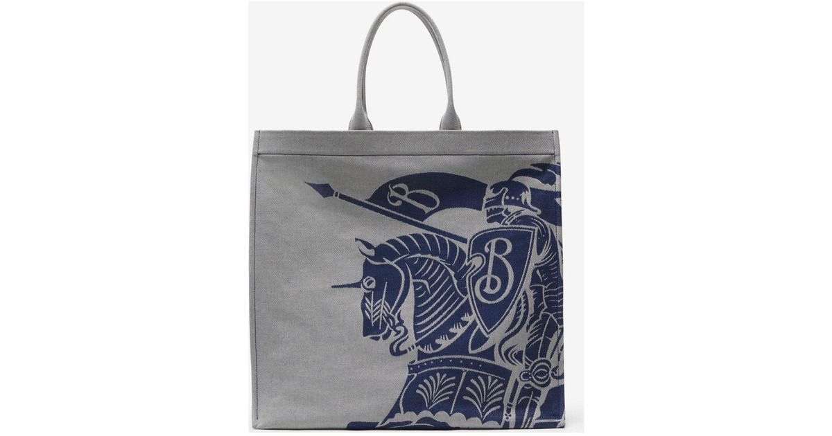 BURBERRY EKD XL SQUARE TOTE トートバッグ 騎士と馬 BURBERRY EKD XL SQUARE TOTE トートバッグ 騎士と馬