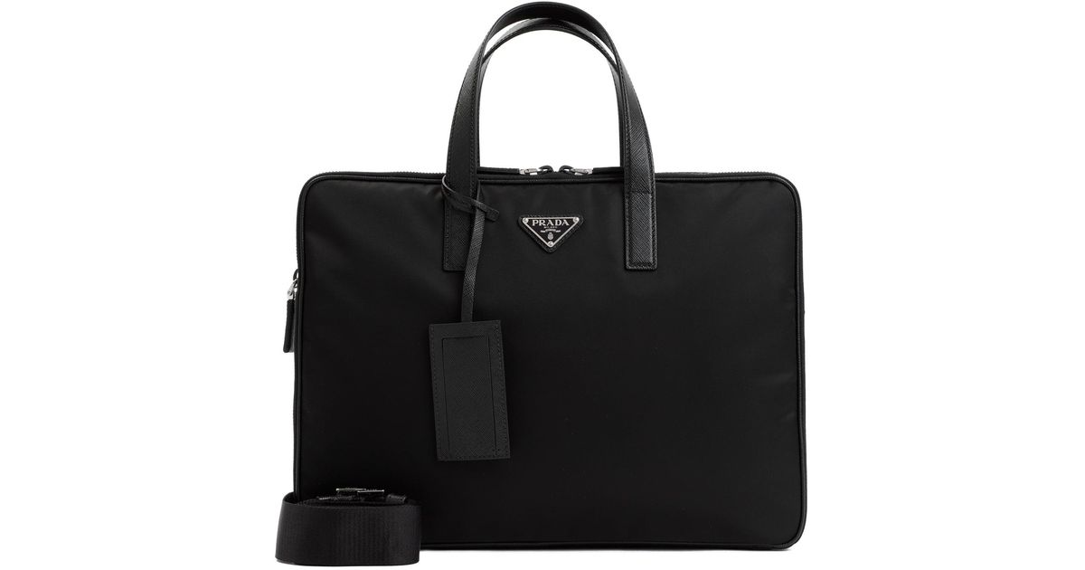 Prada Briefcase Bag in Black for Men Lyst