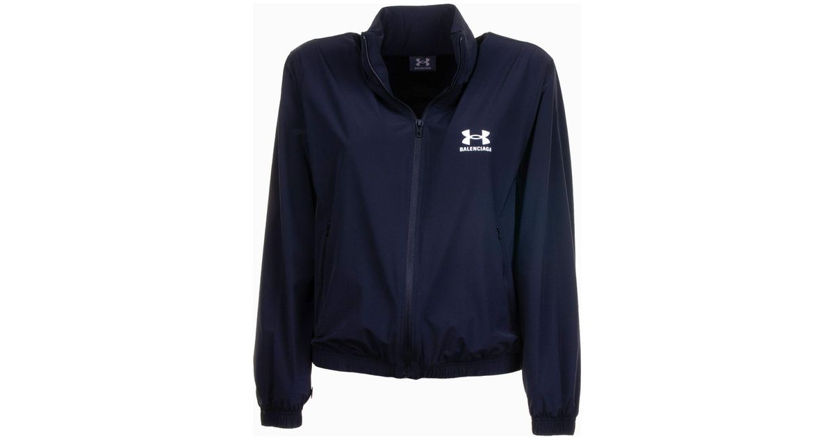 Balenciaga Wind Jacket X Under Armour in Blue | Lyst