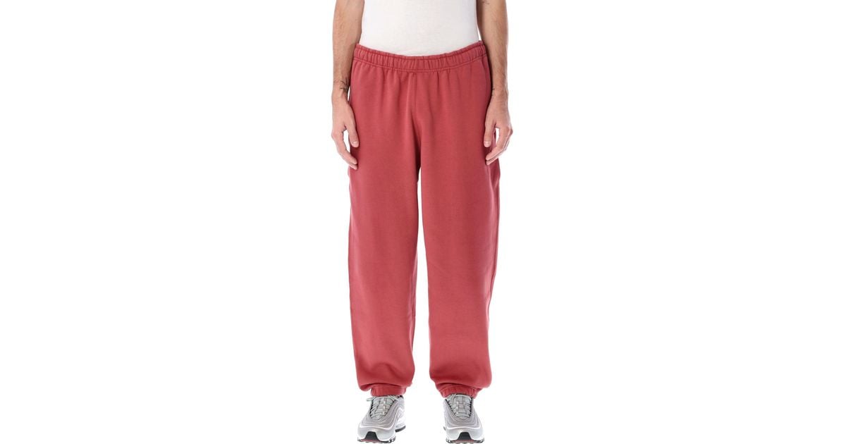 Nike Solo Swoosh JOGGING Pants in Red for Men Lyst